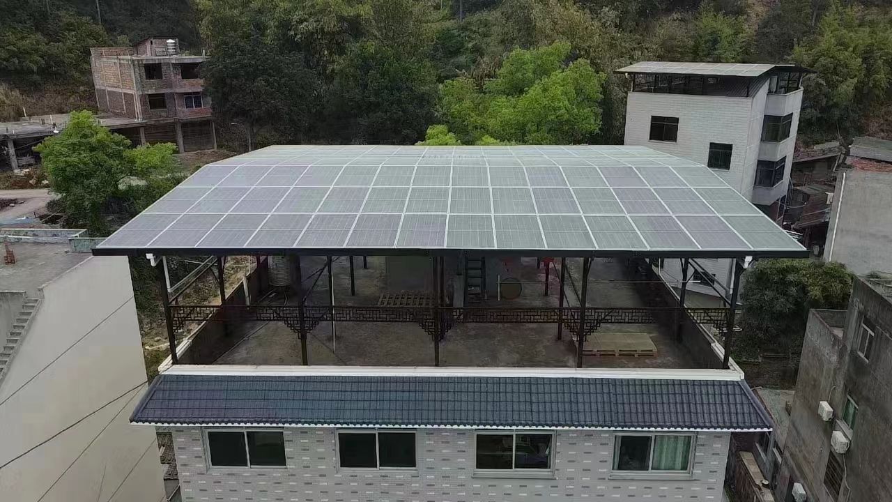 孟州15kw+10kwh自建别墅家庭光伏储能系统
